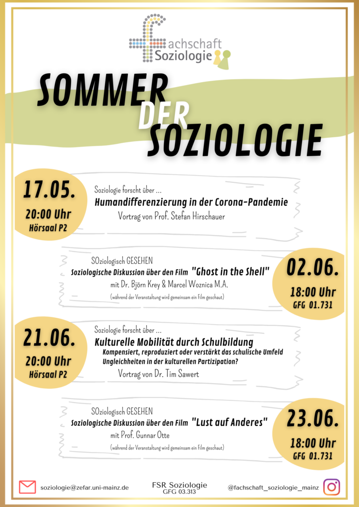 Sommer der Soziologie Plakat